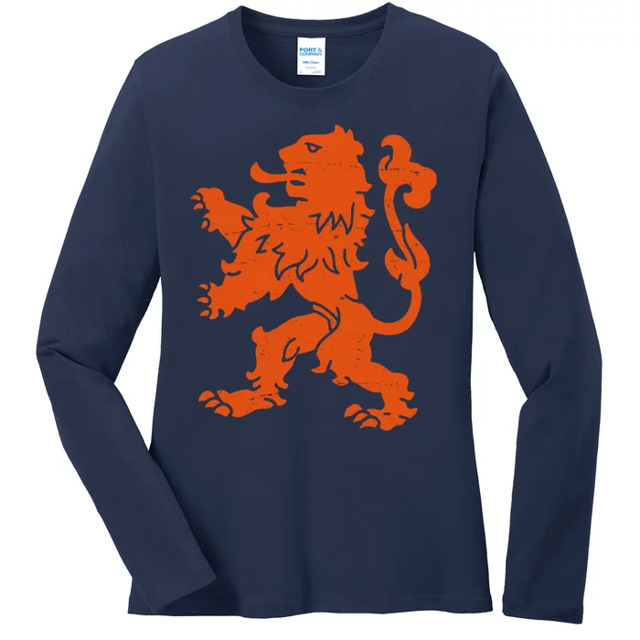 Nederland Dutch Logo Ladies Long Sleeve Shirt