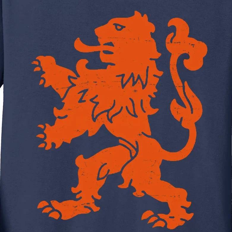 Nederland Dutch Logo Kids Long Sleeve Shirt