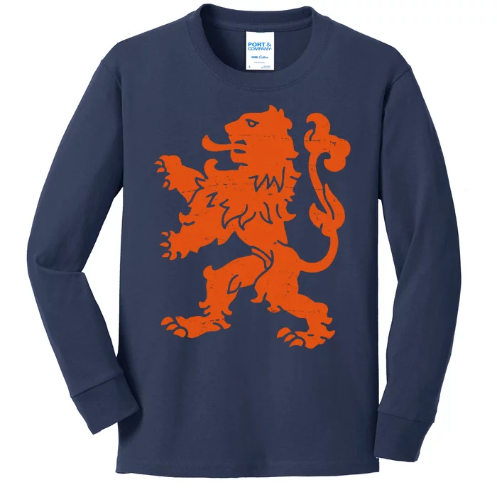 Nederland Dutch Logo Kids Long Sleeve Shirt