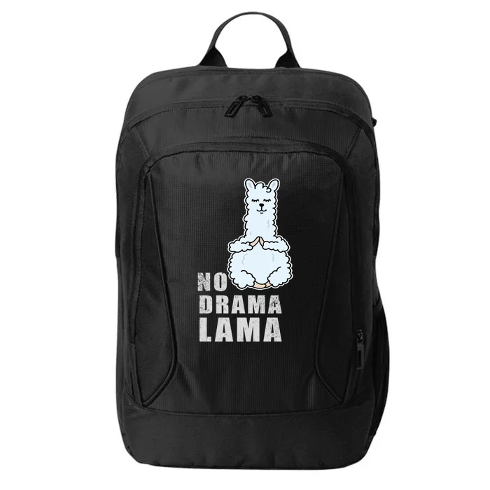 No Drama Llama Mama Camelid Alpaca Peace And Zen Yoga Gift Meaningful Gift City Backpack