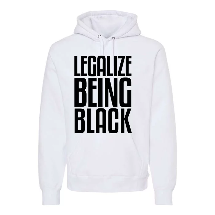 Nate Diaz Legalize Being Black Premium Hoodie