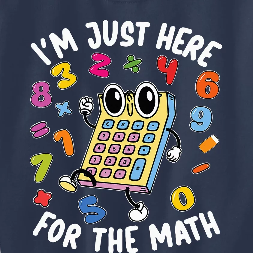 Number Day Maths Day Number Day Calculator Costume Kids Sweatshirt