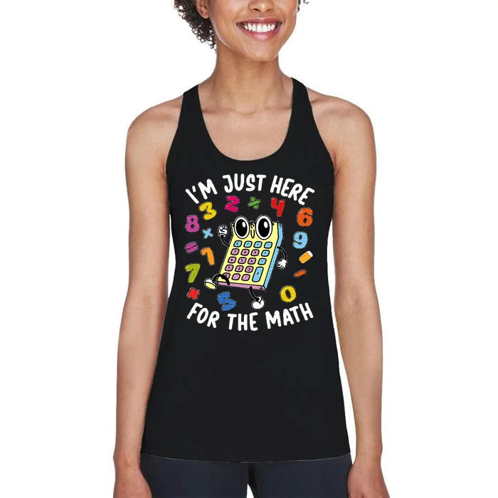 Number Day Maths Day Number Day Calculator Women's Racerback Tank