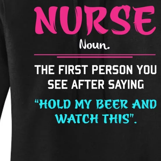 Nurse Definition Women's Pullover Hoodie