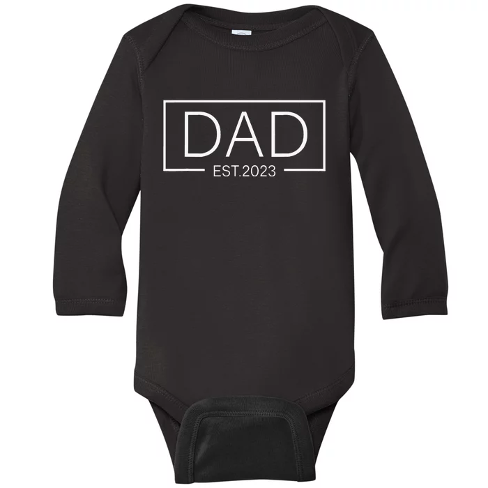 New Dad New Mom Gifts For Women Men Pregnancy Announcement Baby Long Sleeve Bodysuit