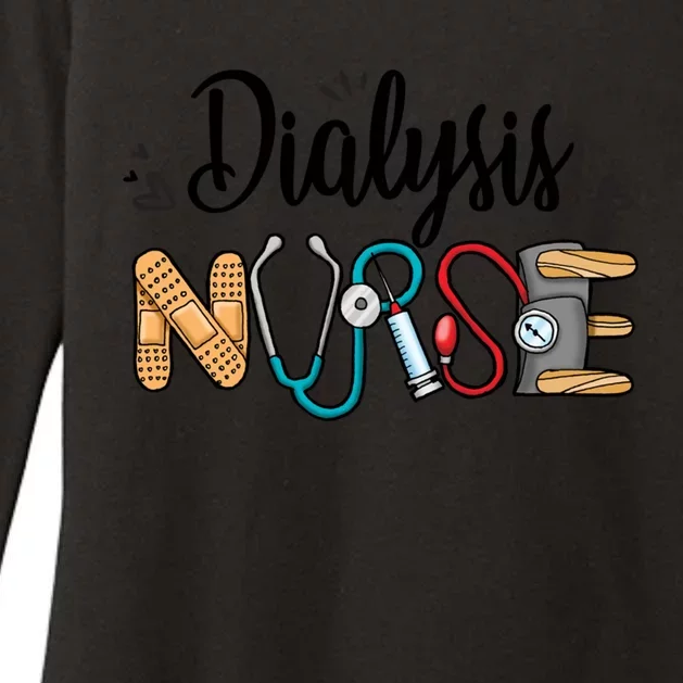 Novelty Dialysis Nurse Appreciation Dialysis Nurse Week Meaningful Gift Womens CVC Long Sleeve Shirt