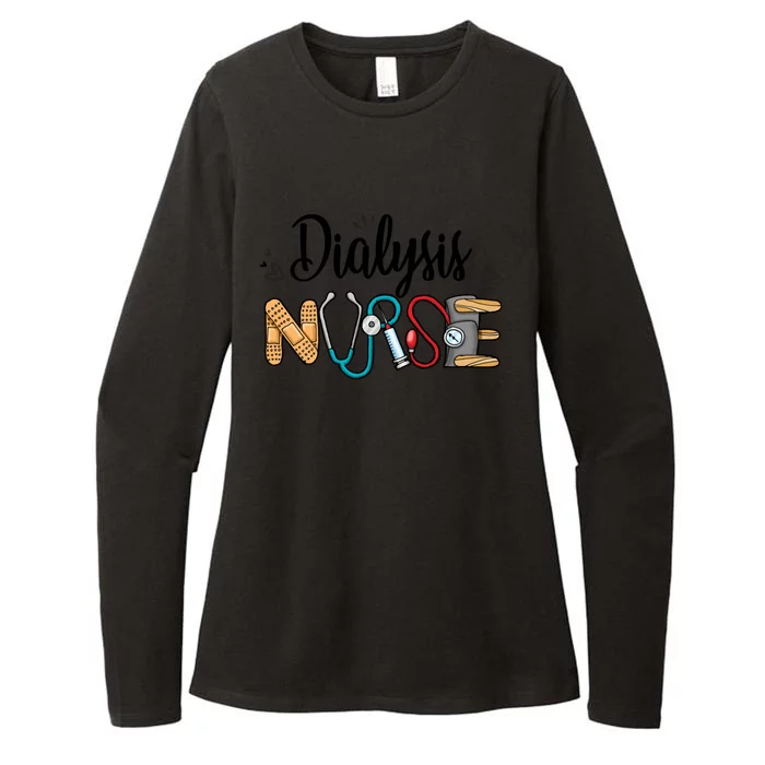 Novelty Dialysis Nurse Appreciation Dialysis Nurse Week Meaningful Gift Womens CVC Long Sleeve Shirt