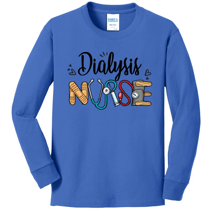 Novelty Dialysis Nurse Appreciation Dialysis Nurse Week Meaningful Gift Kids Long Sleeve Shirt