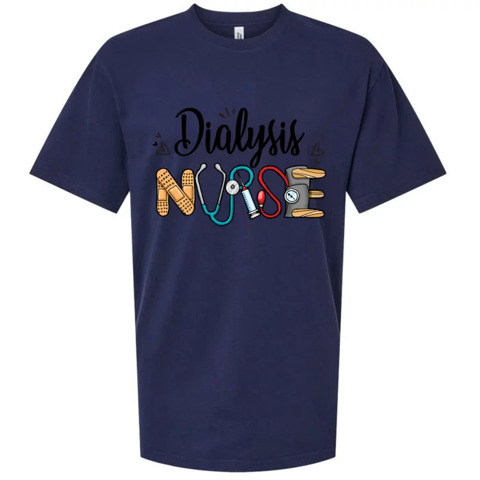 Novelty Dialysis Nurse Appreciation Dialysis Nurse Week Meaningful Gift Sueded Cloud Jersey T-Shirt