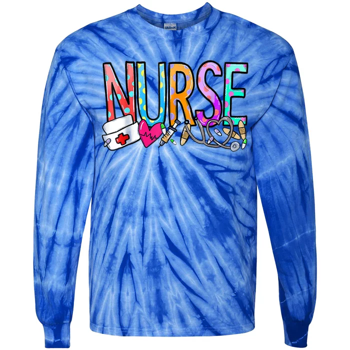 NurseS Day Nurses Week Nurse Week 2024 Great Gift Tie-Dye Long Sleeve Shirt