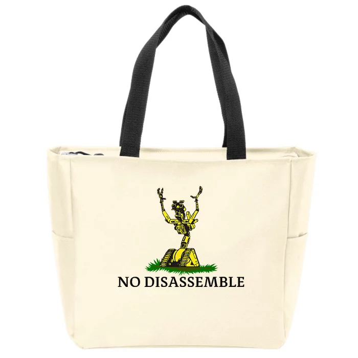 No Disassemble Zip Tote Bag