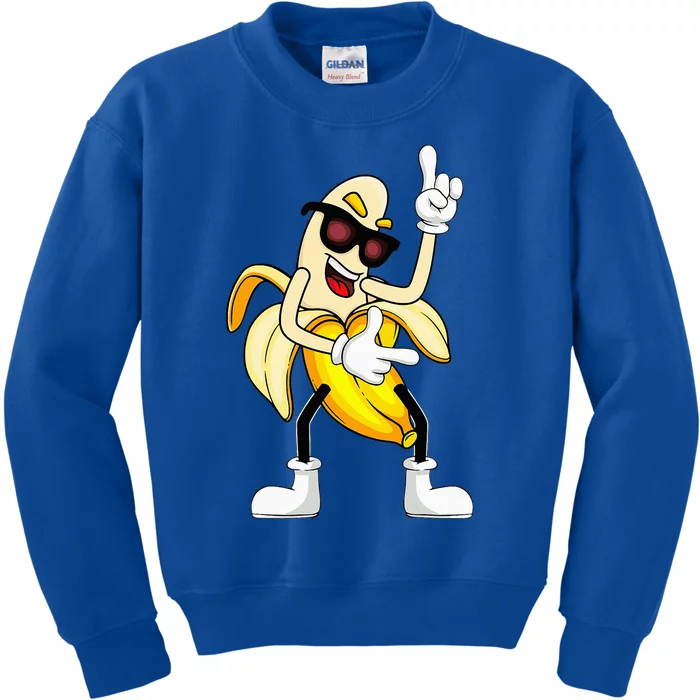 Naked Dancing Nude Banana Costume Kids Sweatshirt