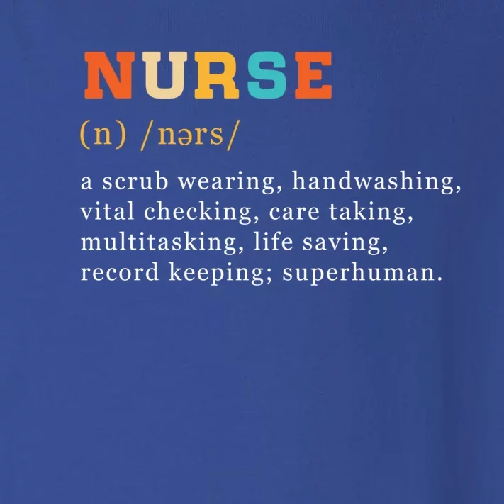 Nurse Definition Nursing School Gift Toddler Long Sleeve Shirt