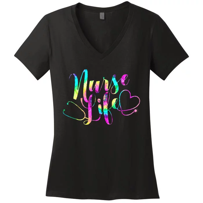 NURSES DAY NURSE WEEK Nurse Week 23 Women Women's V-Neck T-Shirt