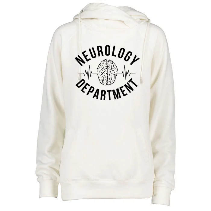 Neurology Department Neuro Nurses Gift Womens Funnel Neck Pullover Hood