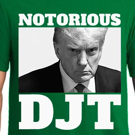 Notorious Djt President Trump 2024 Trump Mugshot Pajama Set