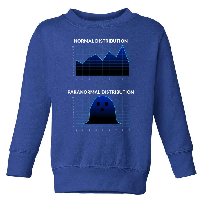 Normal Distribution Paranormal Distribution Paranormal Cool Gift Toddler Sweatshirt