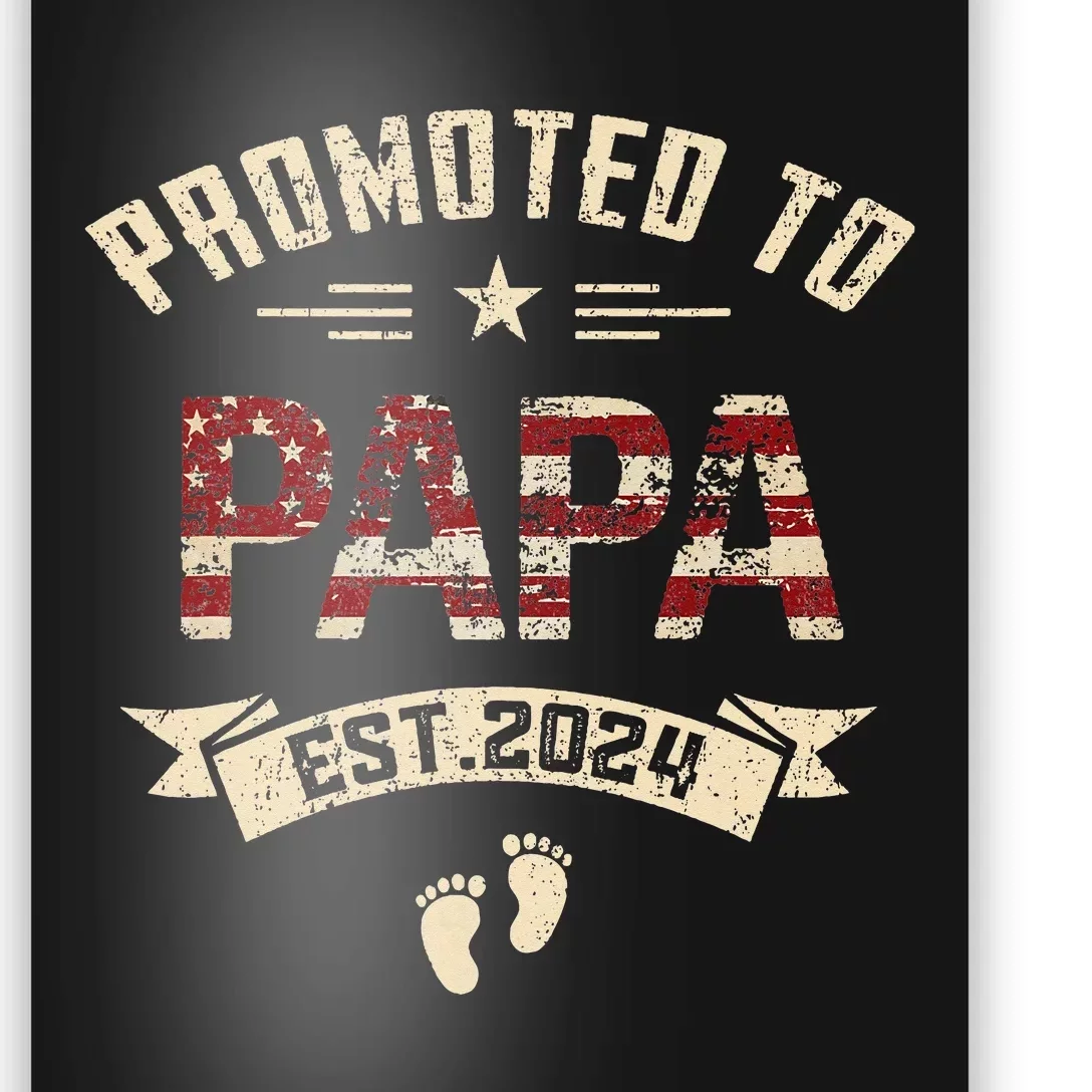 New Dad Promoted To Papa Est.2024 Poster