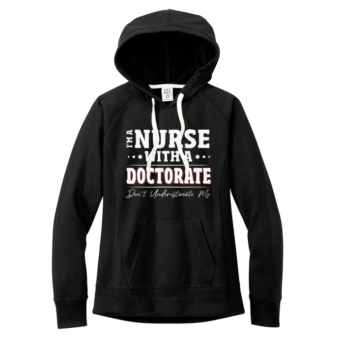 Nurse Dnp Phd Doctorate Graduation Present Dnp Nurse Women's Fleece Hoodie