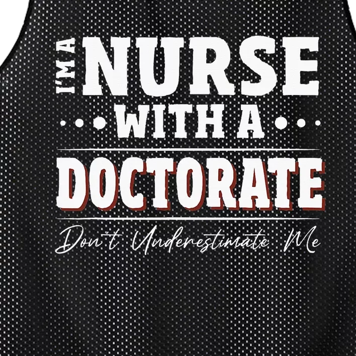 Nurse Dnp Phd Doctorate Graduation Present Dnp Nurse Mesh Reversible Basketball Jersey Tank