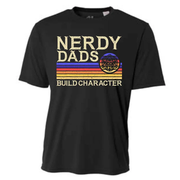 Nerdy Dad Rpg Gaming D20 Tabletop Games Cooling Performance Crew T-Shirt