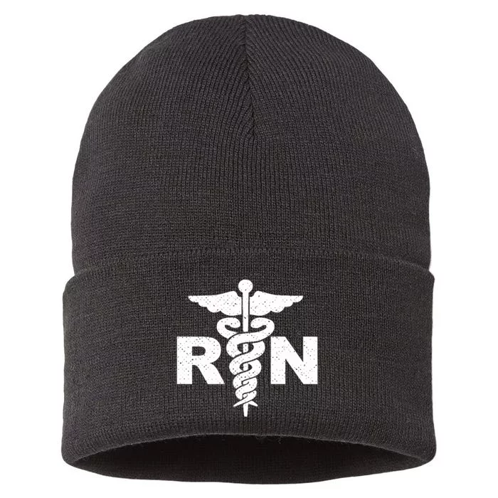 Nurses Day Registered Nurse Medical Nursing RN Sustainable Knit Beanie