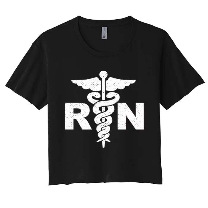 Nurses Day Registered Nurse Medical Nursing RN Women's Crop Top Tee