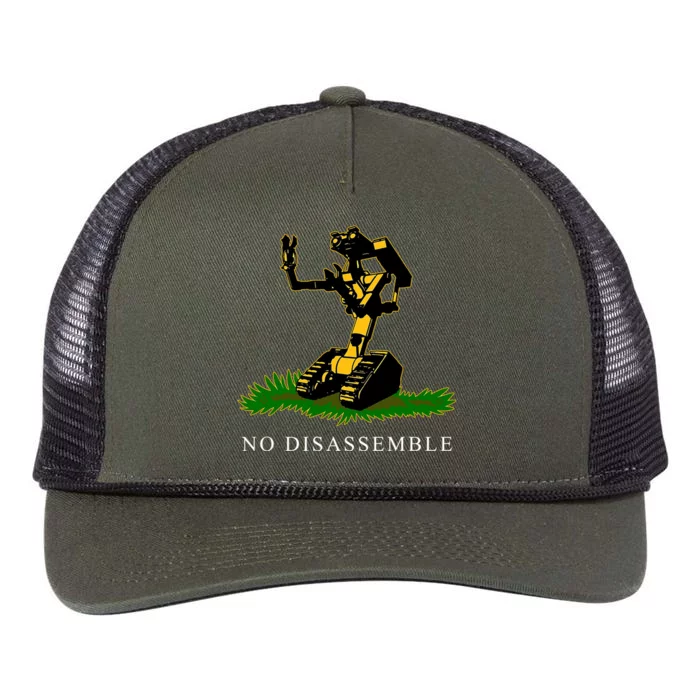 No Disassemble Robot Retro Rope Trucker Hat Cap