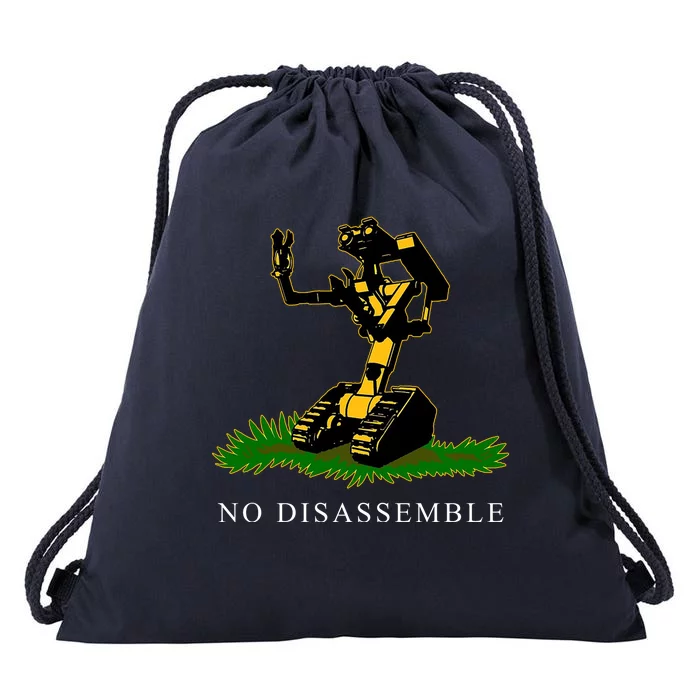 No Disassemble Robot Drawstring Bag