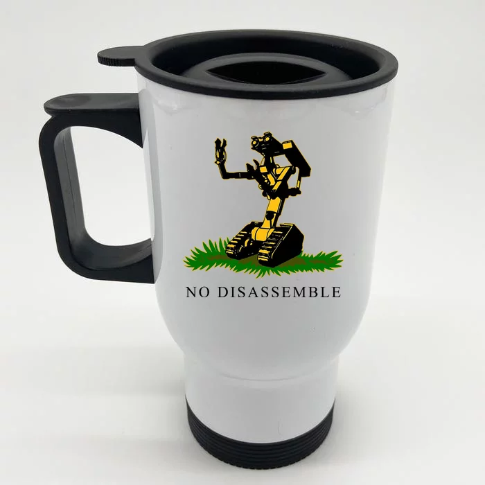 No Disassemble Robot Front & Back Stainless Steel Travel Mug