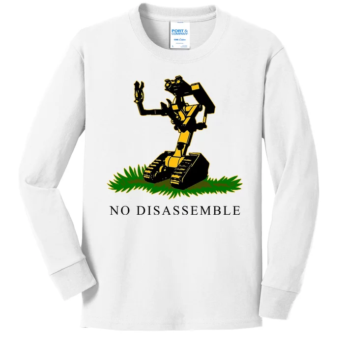 No Disassemble Robot Kids Long Sleeve Shirt