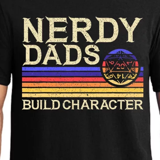 Nerdy Dad Rpg Gaming D20 Tabletop Games Pajama Set