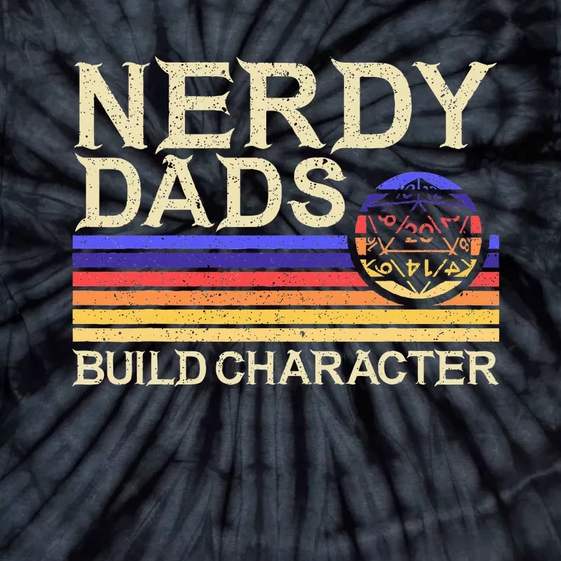 Nerdy Dad Rpg Gaming D20 Tabletop Games Tie-Dye T-Shirt