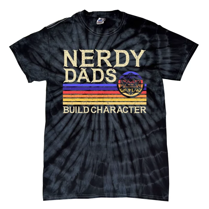 Nerdy Dad Rpg Gaming D20 Tabletop Games Tie-Dye T-Shirt