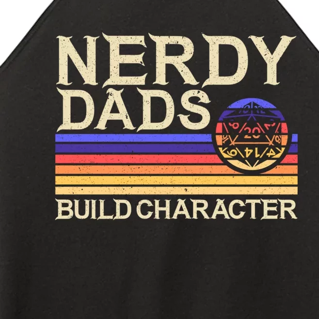 Nerdy Dad Rpg Gaming D20 Tabletop Games Funny Rpg Gamer Women’s Perfect Tri Rocker Tank