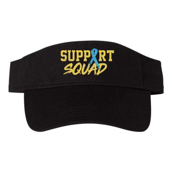 National Down Syndrome Awareness Month Support Squad T21 Valucap Bio-Washed Visor