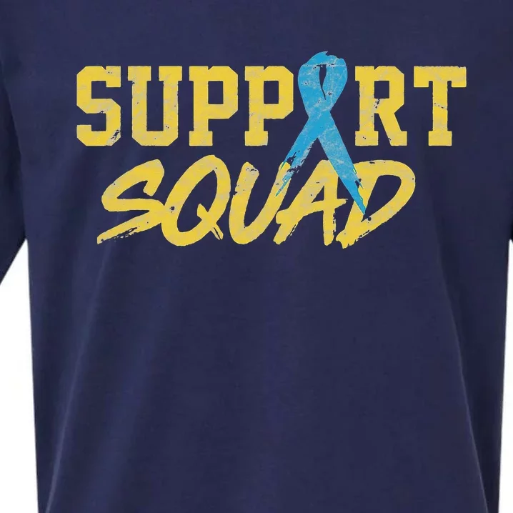 National Down Syndrome Awareness Month Support Squad T21 Sueded Cloud Jersey T-Shirt