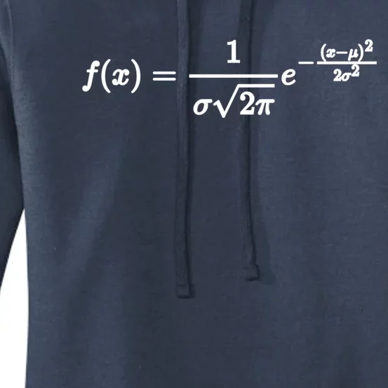 Normal Distribution Statistics Probablity Data Analyst Joke Meaningful Gift Women's Pullover Hoodie