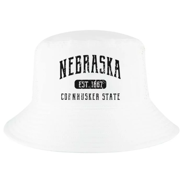 Nebraska Distressed Sports Design Cool Comfort Performance Bucket Hat