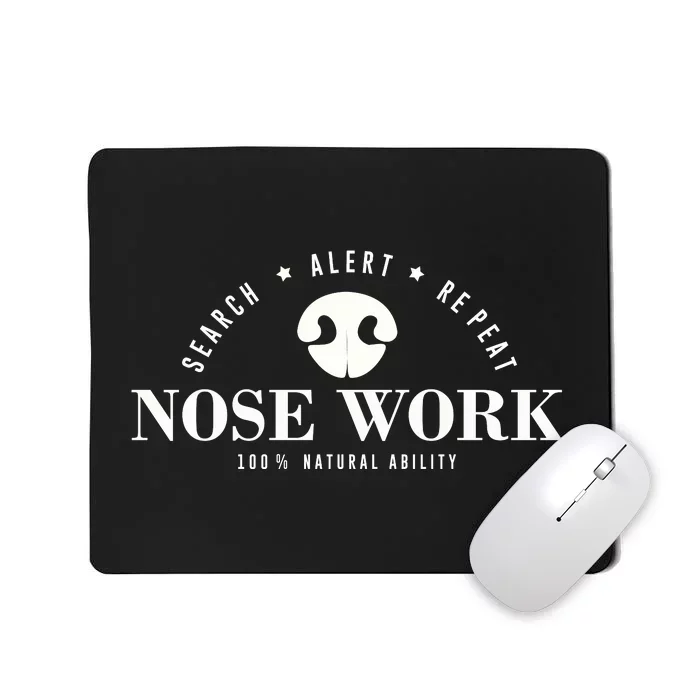 Nosework Dog Sport Training Nose Work Scent Work For Dogs Mousepad