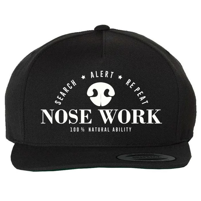 Nosework Dog Sport Training Nose Work Scent Work For Dogs Wool Snapback Cap