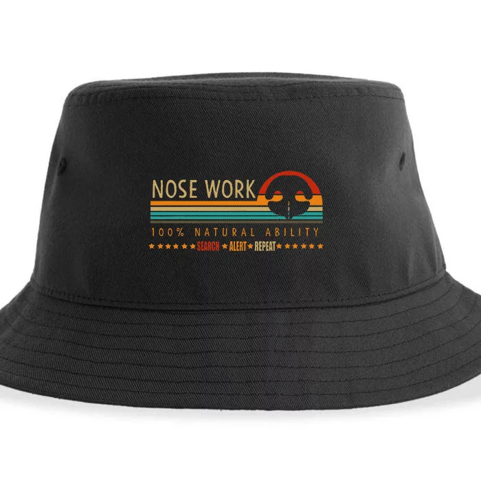 Nosework Dog Sport Training Nose Work Scent Work For Dogs Sustainable Bucket Hat