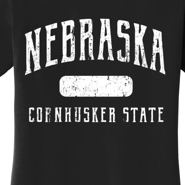 Nebraska Distressed Sports Women's T-Shirt