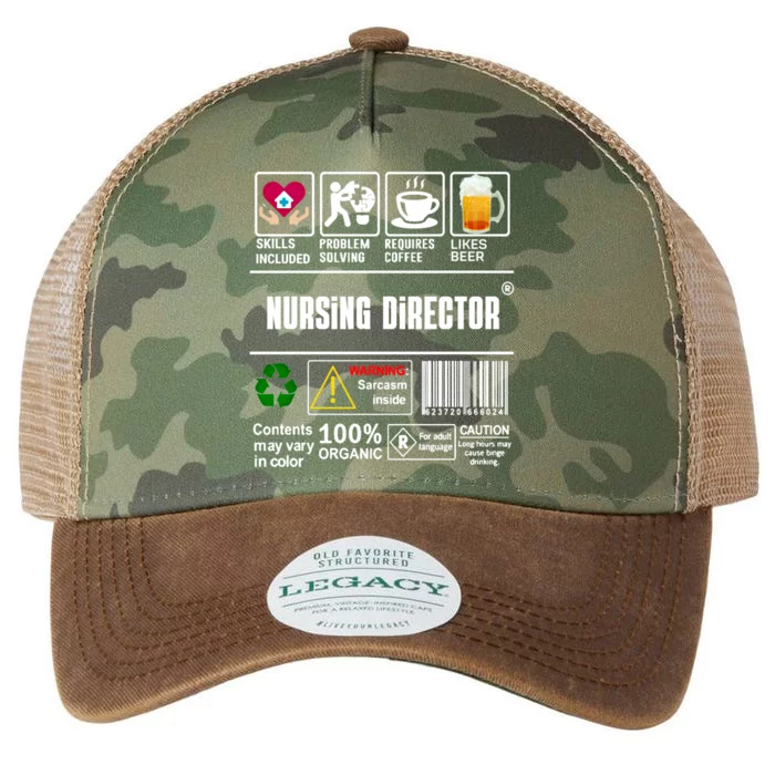 Nursing Director Skills Included Problem Solving Coffee Beer Gift Legacy Tie Dye Trucker Hat