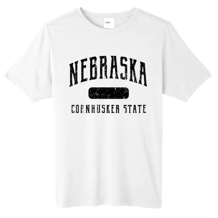 Nebraska Distressed Sports Design ChromaSoft Performance T-Shirt