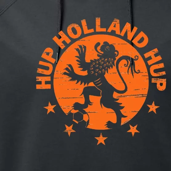 Netherlands Dutch Soccer Hup Holland Oranje Performance Fleece Hoodie