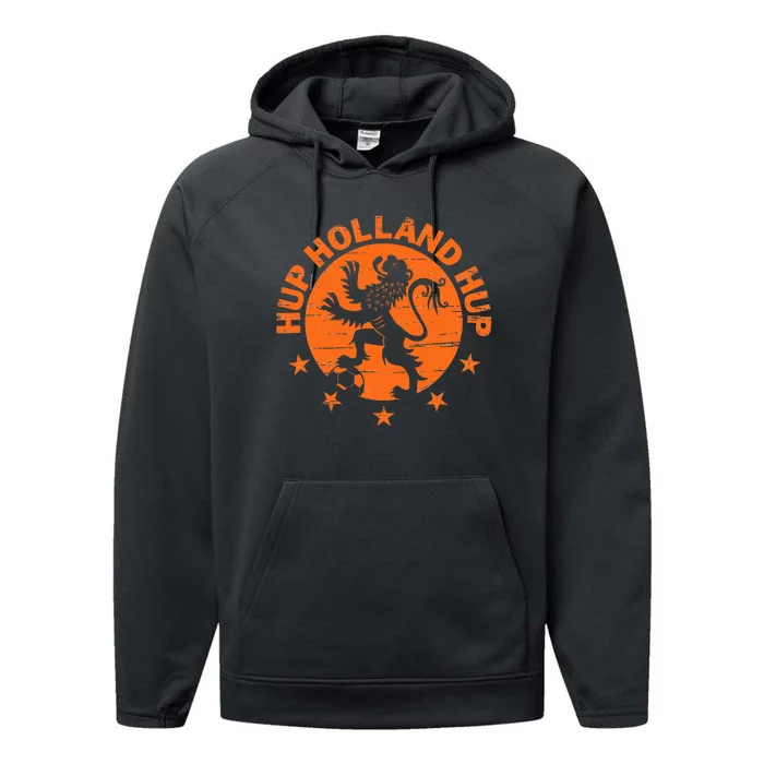 Netherlands Dutch Soccer Hup Holland Oranje Performance Fleece Hoodie