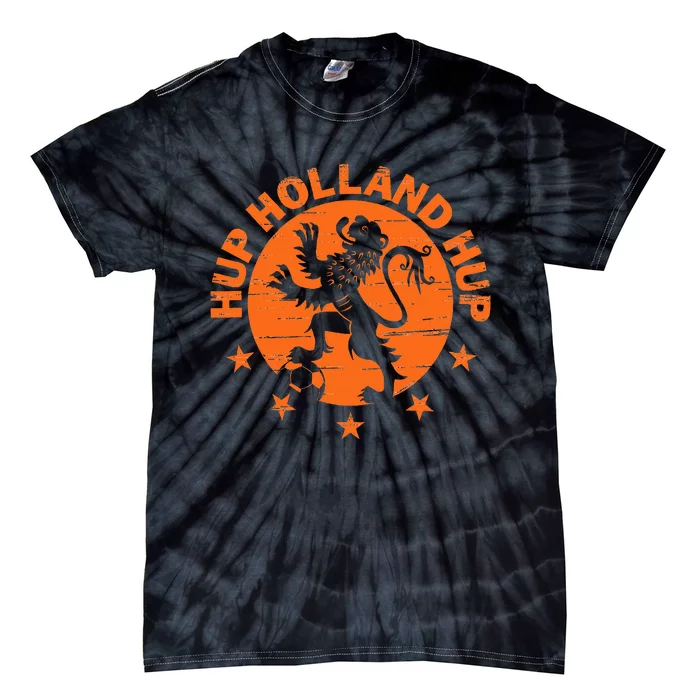 Netherlands Dutch Soccer Hup Holland Oranje Tie-Dye T-Shirt