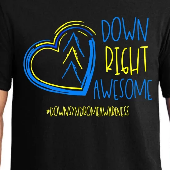 National Down Syndrome Awareness Month Down Right Awesome Gift Pajama Set