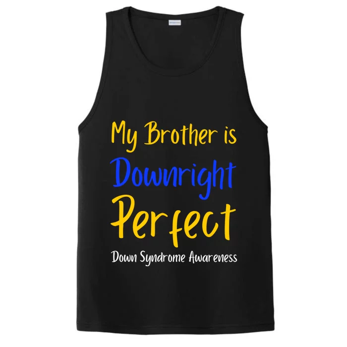 National Down Syndrome Awareness Month Support Squad T21 Gift Performance Tank